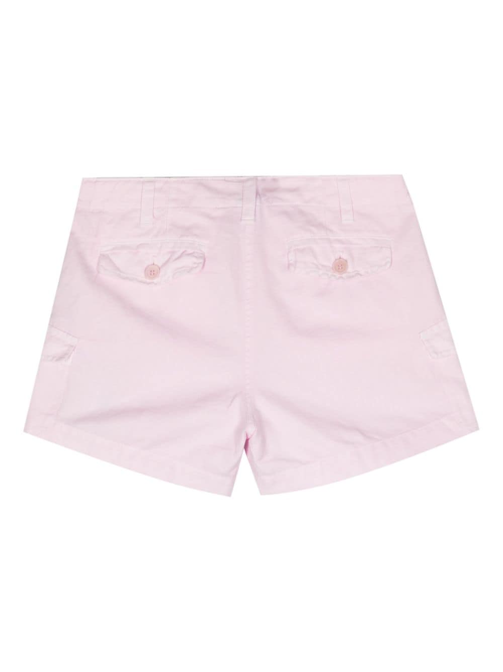 Shop Aspesi Drawstring-waist Cargo Shorts In 粉色
