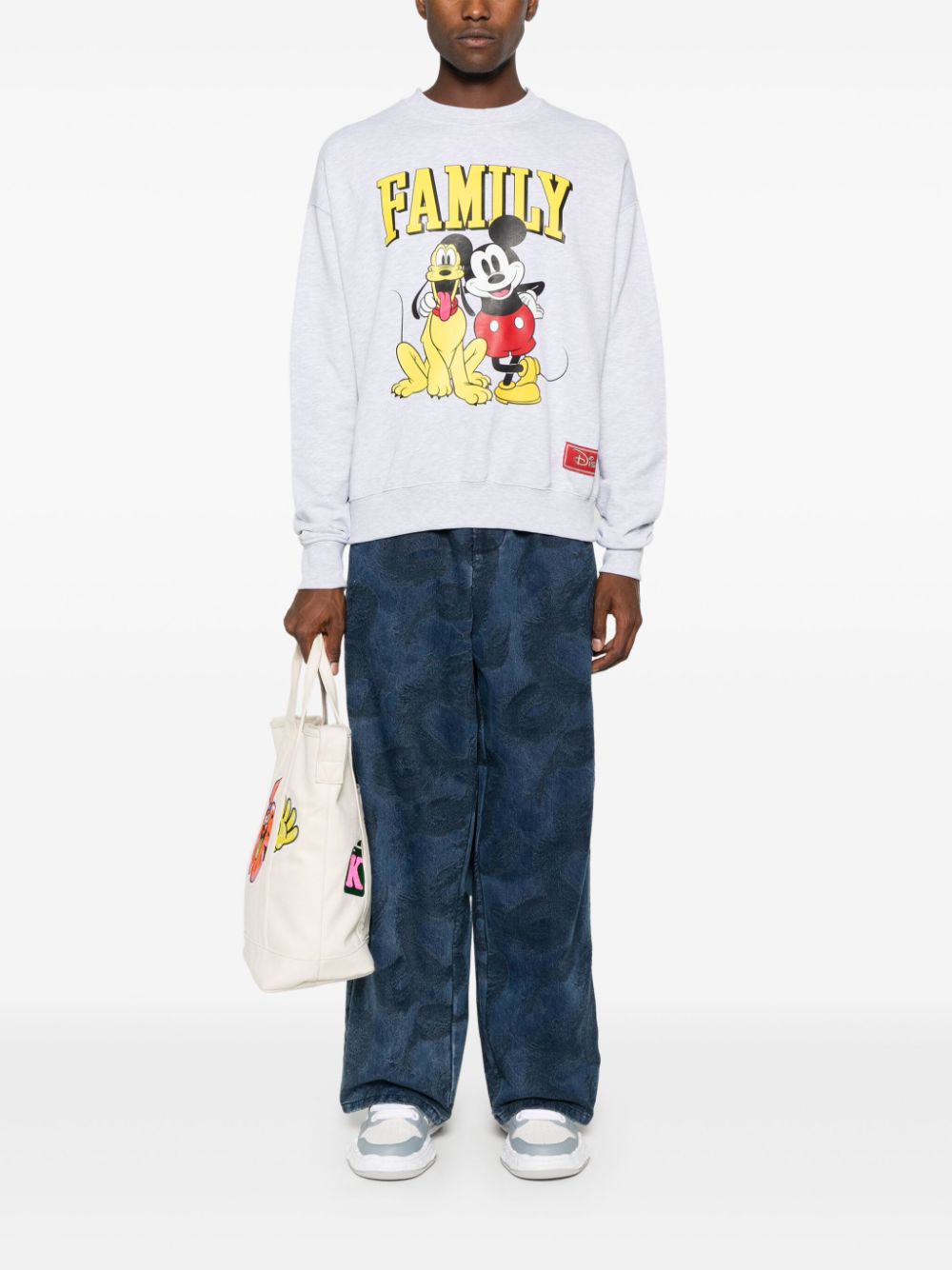 Family First x Disney Duo sweater - Grijs