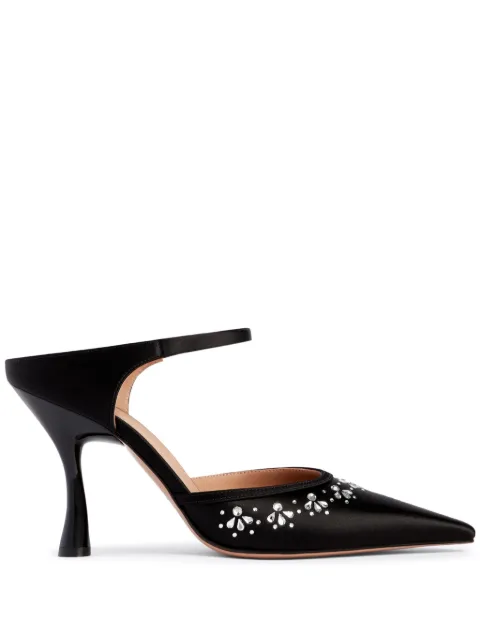 Malone Souliers Cassie 90mm crystal-embellished pumps