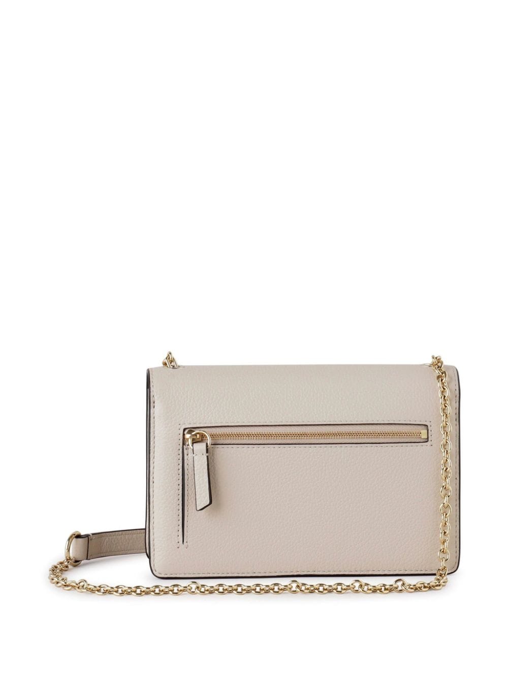 Shop Mulberry Small Darley Leather Shoulder Bag In Neutrals