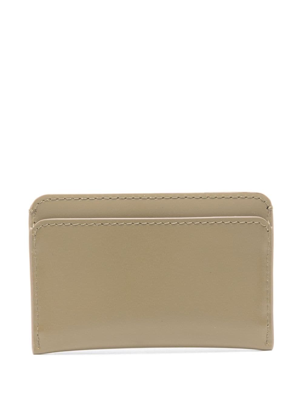 Shop Mulberry Pimlico Leather Cardholder In 绿色