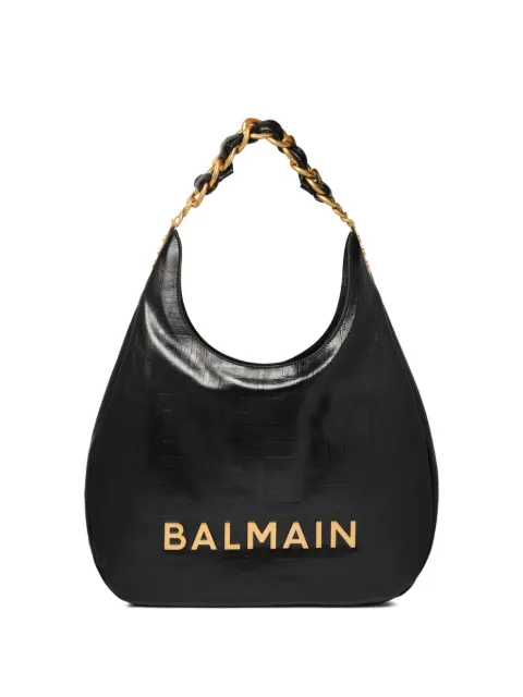 Balmain bolsa de hombro con efecto arrugado 1945