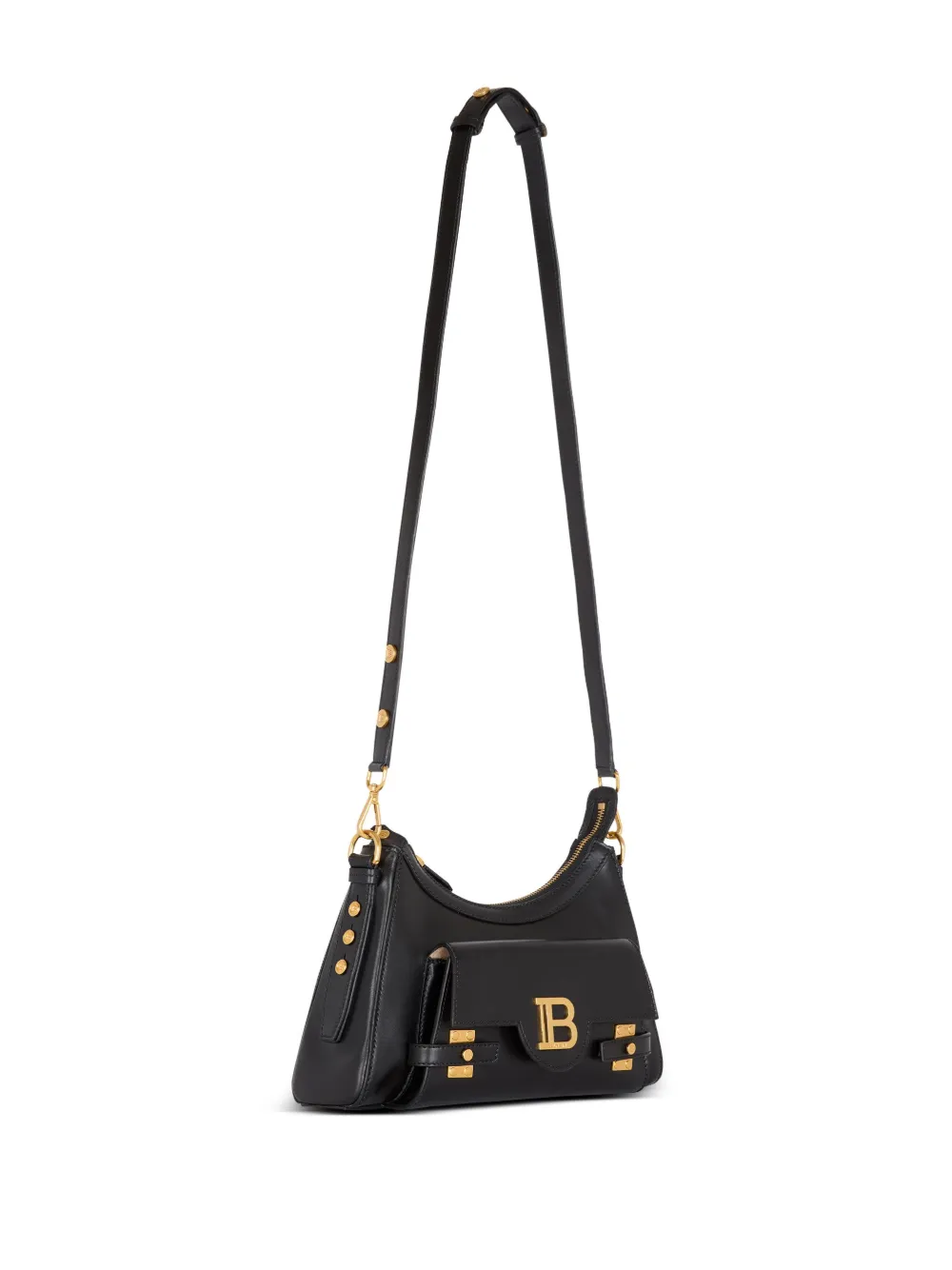 Balmain B-Buzz leather shoulder bag Women