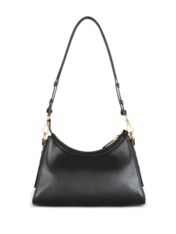 Balmain B-Buzz Leather Shoulder Bag | Black | FARFETCH