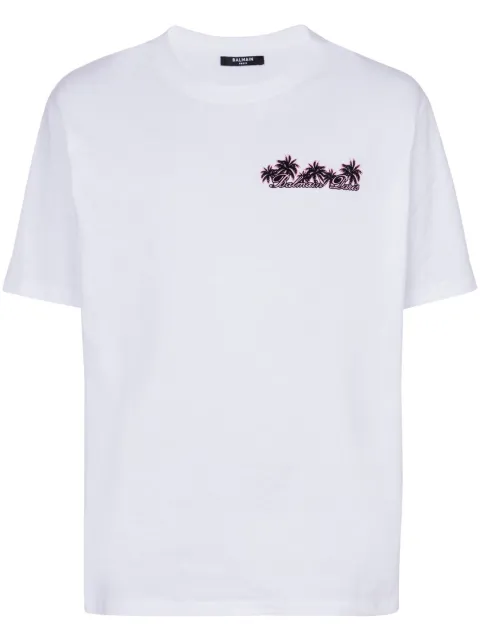 Balmain playera con estampado Club