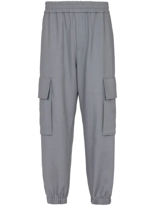 Pantalon fuselé à poches cargo - Balmain - Modalova