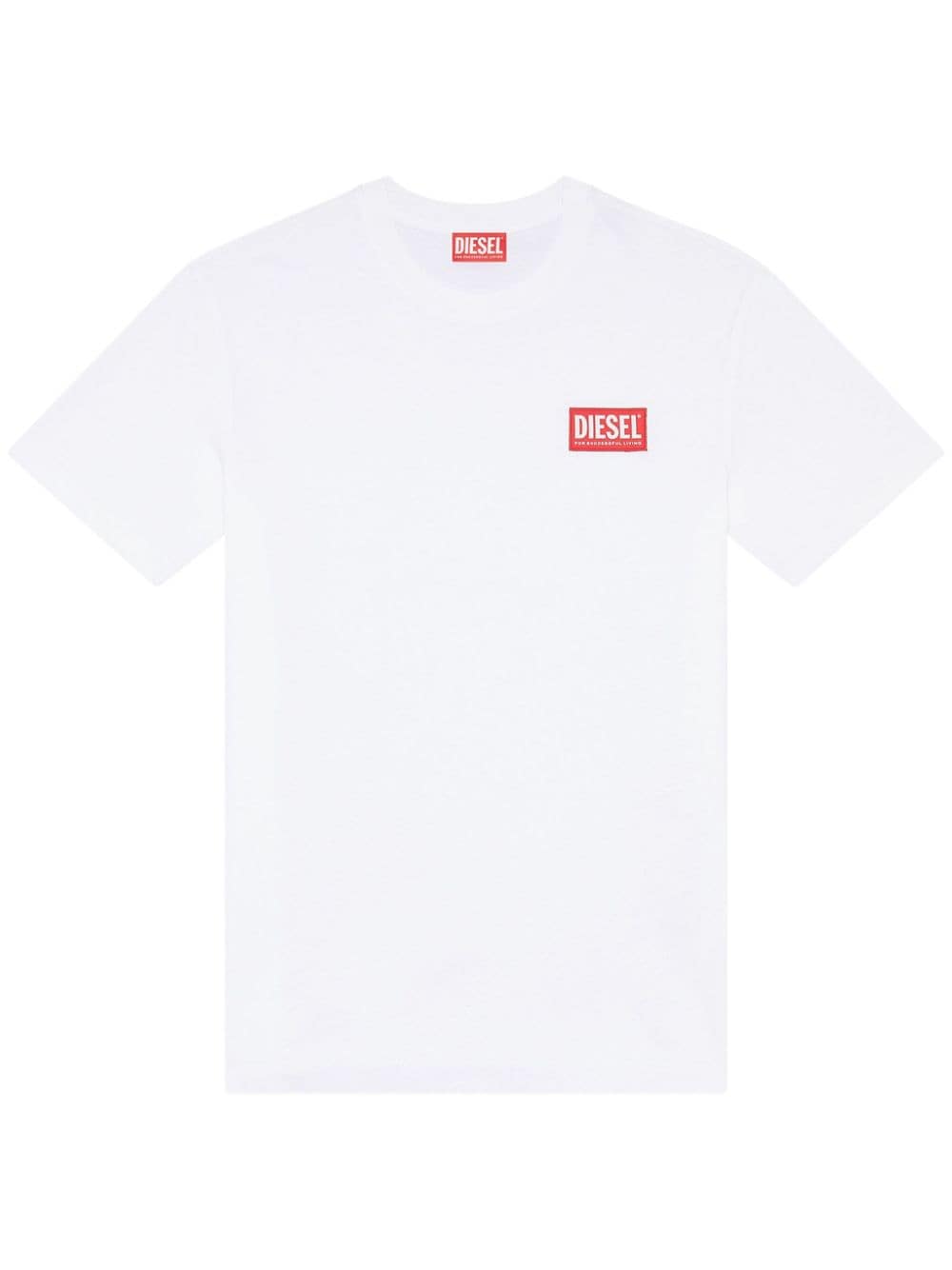 Diesel T-shirt met logoprint Wit