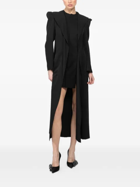 Yohji Yamamoto vestido manga larga con cinturón