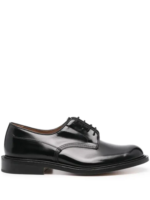 Tricker's leather derby shoes