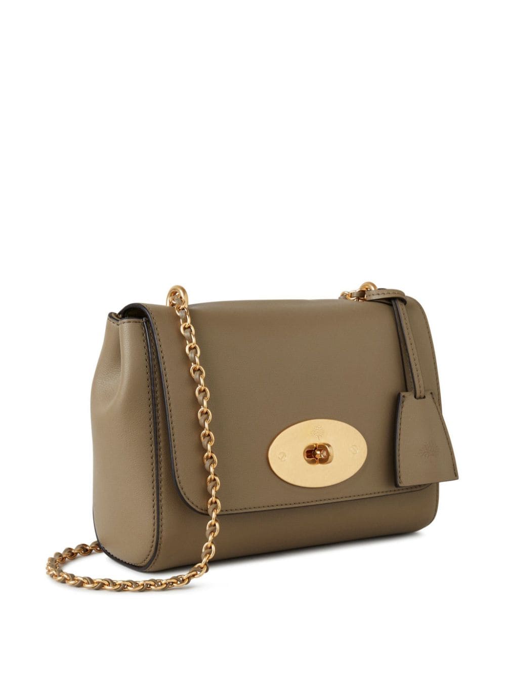 Shop Mulberry Lily Leather Shoulder Bag In Green