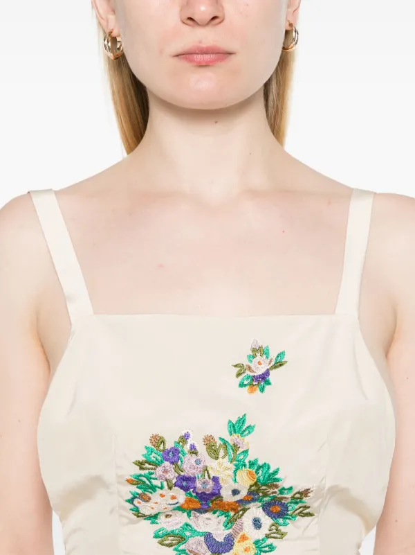 BODE Flower Language ドレス | ニュートラル | FARFETCH JP