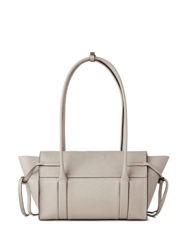 ＼半額SALE／ Mulberry Soft Bayswater レザーショルダーバッグ S | グレー バッグ
