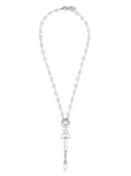 Balmain Art Deco pearl necklace - Grey