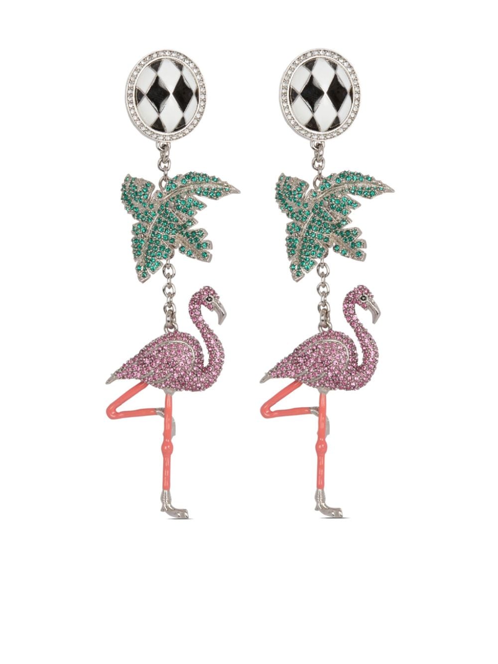Balmain Orecchini pendenti Flamingo - Rosa