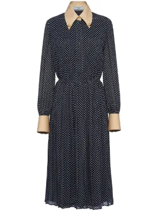 プラダ　ドットワンピース PRADA ドット ドレス