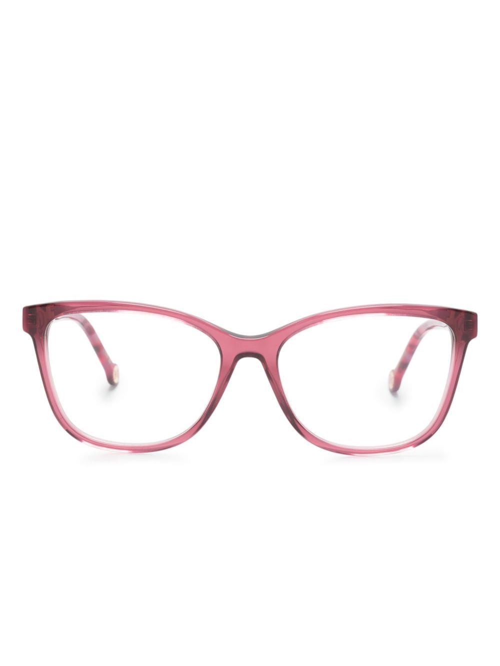Carolina Herrera 蝴蝶形镜框眼镜 In Pink