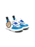 Moschino Kids Teddy Bear leather sneakers - White