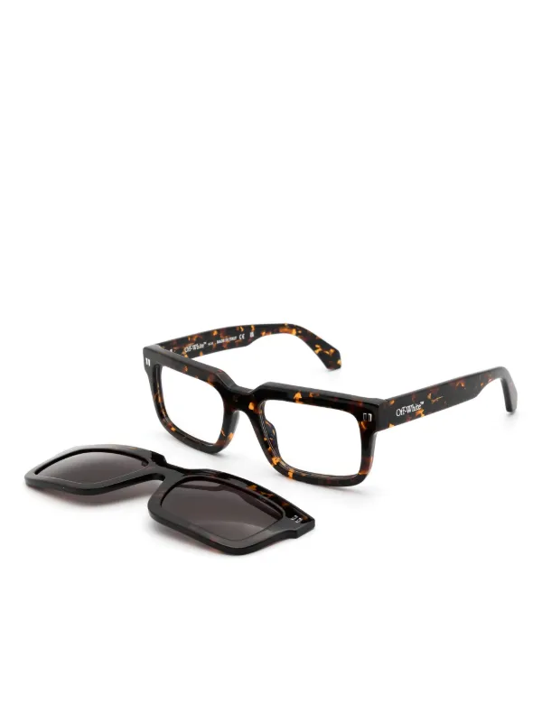 Off-White Eyewear スクエア眼鏡フレーム