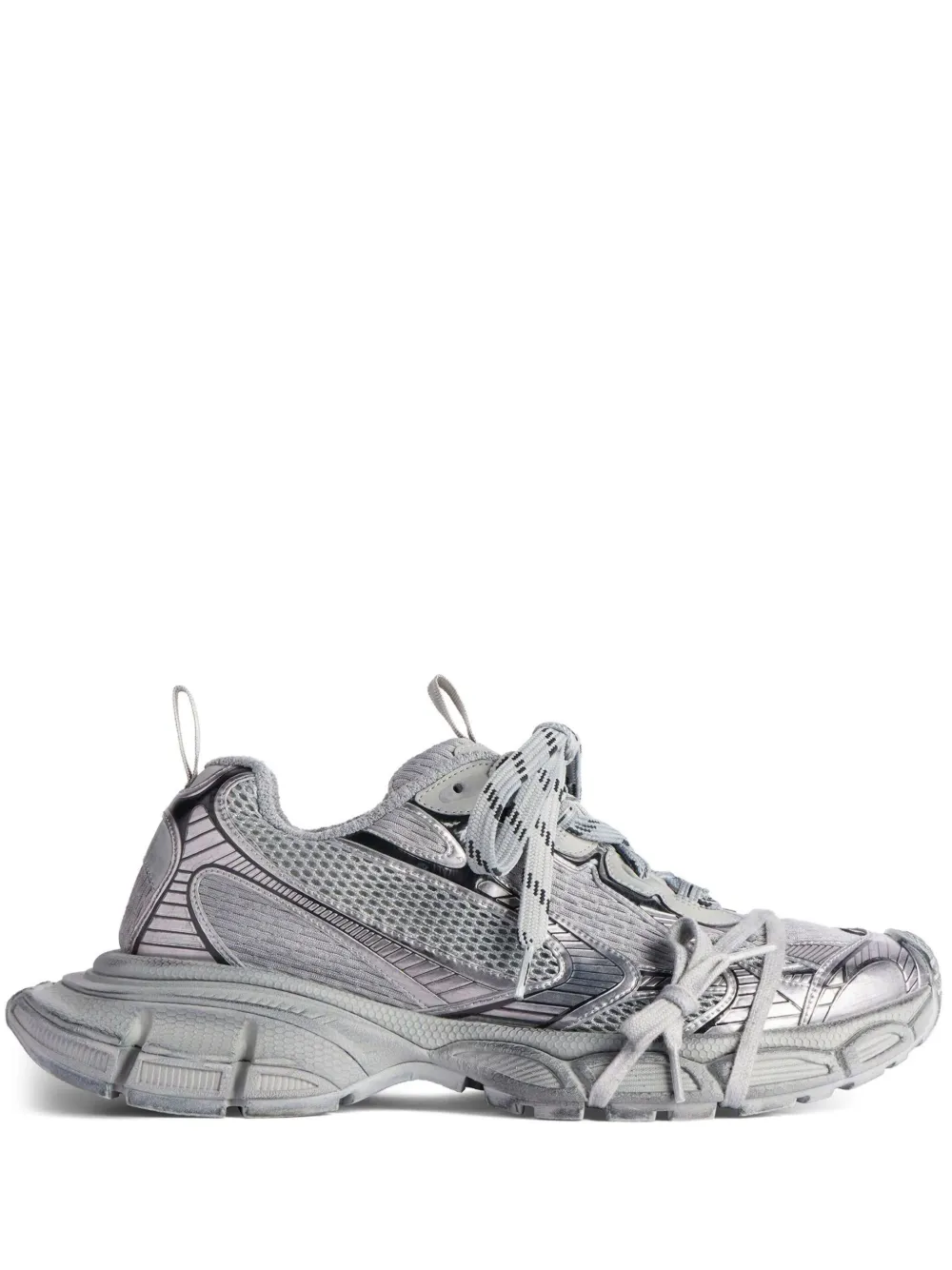 Balenciaga 3XL sneakers met mesh vlak Grijs