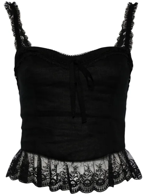 Haut Paola bordé de dentelle - Reformation - Modalova