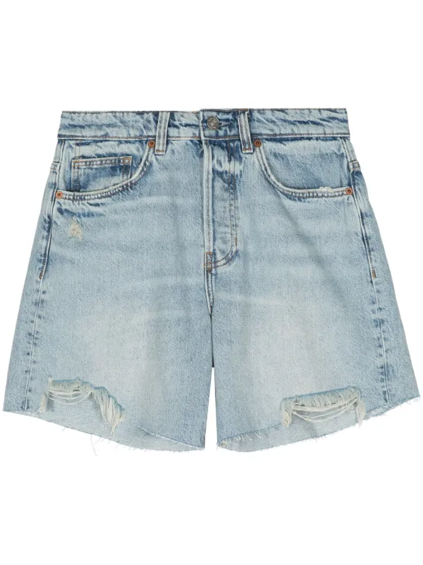 Mid rise jean shorts online