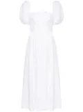 Reformation Marella linen midi dress - White