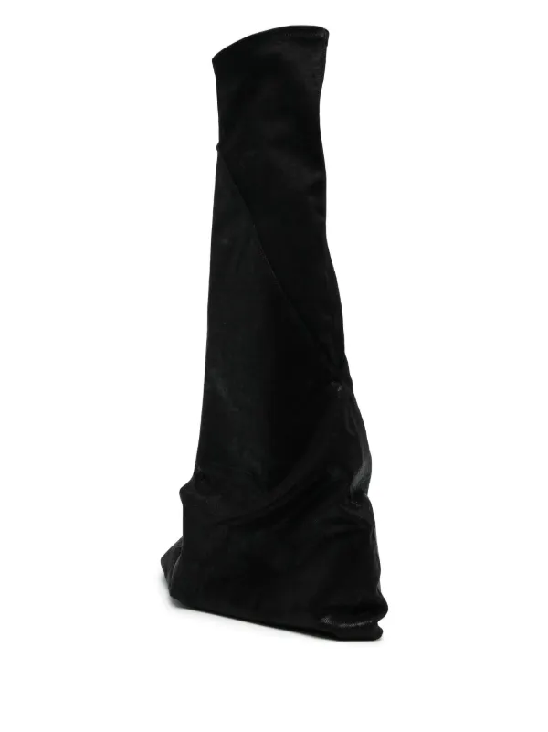 Rick Owens DRKSHDW Slouchy Layered knee-high Boots | ブラック