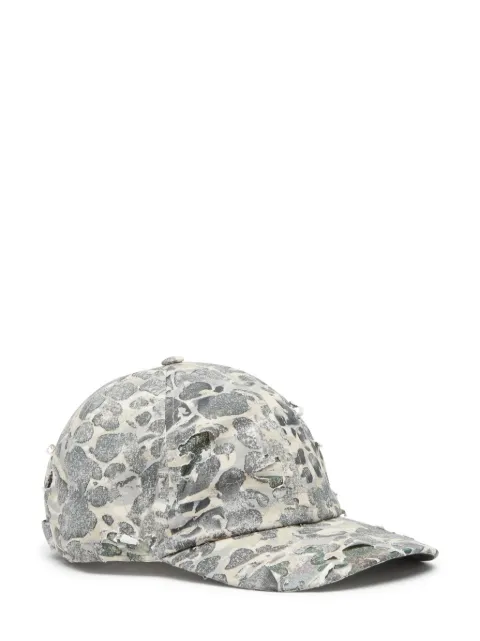 Diesel C-Steven camouflage-pattern cap