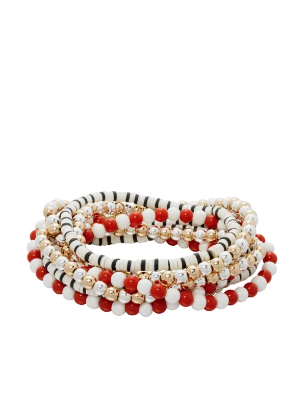 Roxanne Assoulin A Walk On The Beach Bracelets set Of nine White FARFETCH OM