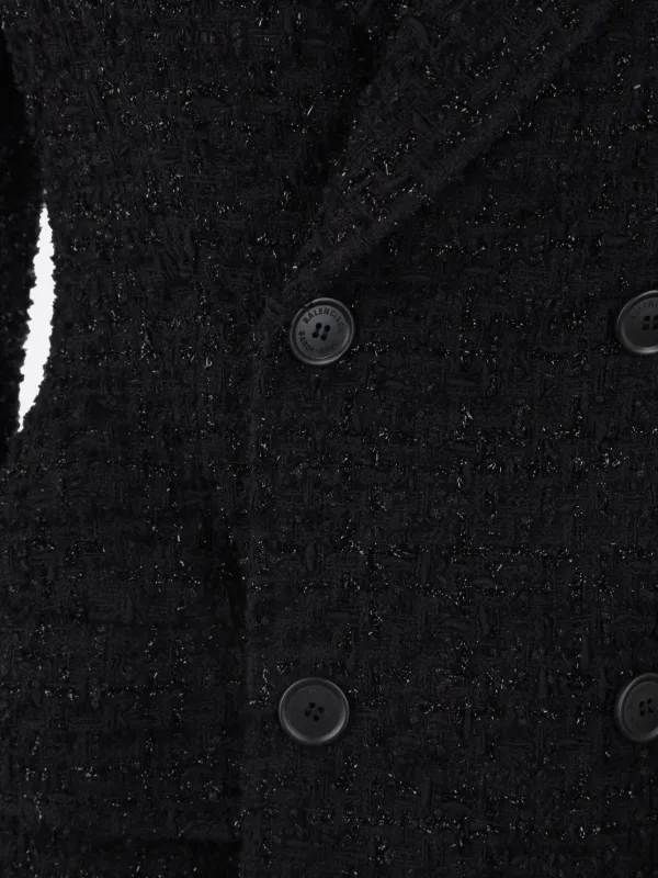 Balenciaga アワーグラス ジャケット | ブラック | FARFETCH JP
