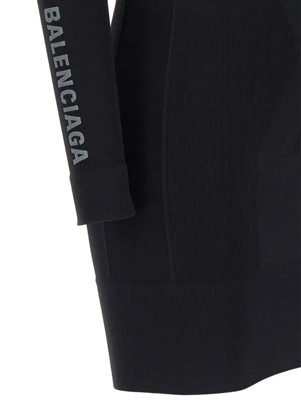 【 BALENCIAGA 】 Balenciaga ロングスリーブ ミニ ドレス Balenciaga ロングスリーブ ミニドレス | ブラック | FARFETCH JP
