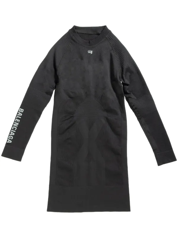 【 BALENCIAGA 】 Balenciaga ロングスリーブ ミニ ドレス Balenciaga ロングスリーブ ミニドレス | ブラック | FARFETCH JP