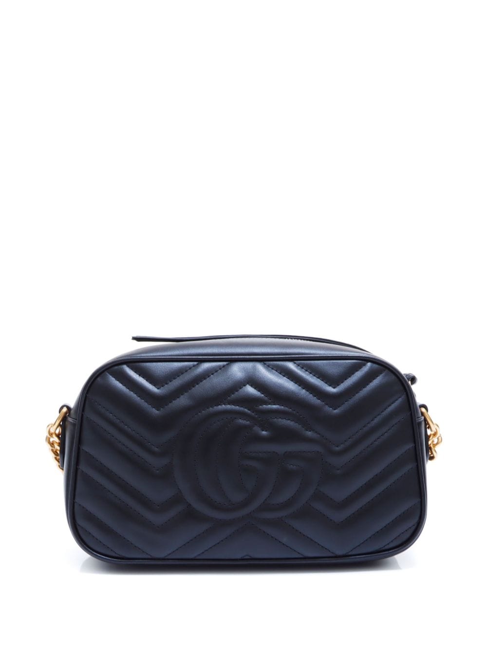 Pre-owned Gucci Gg Marmont Shoulder Bag In Black
