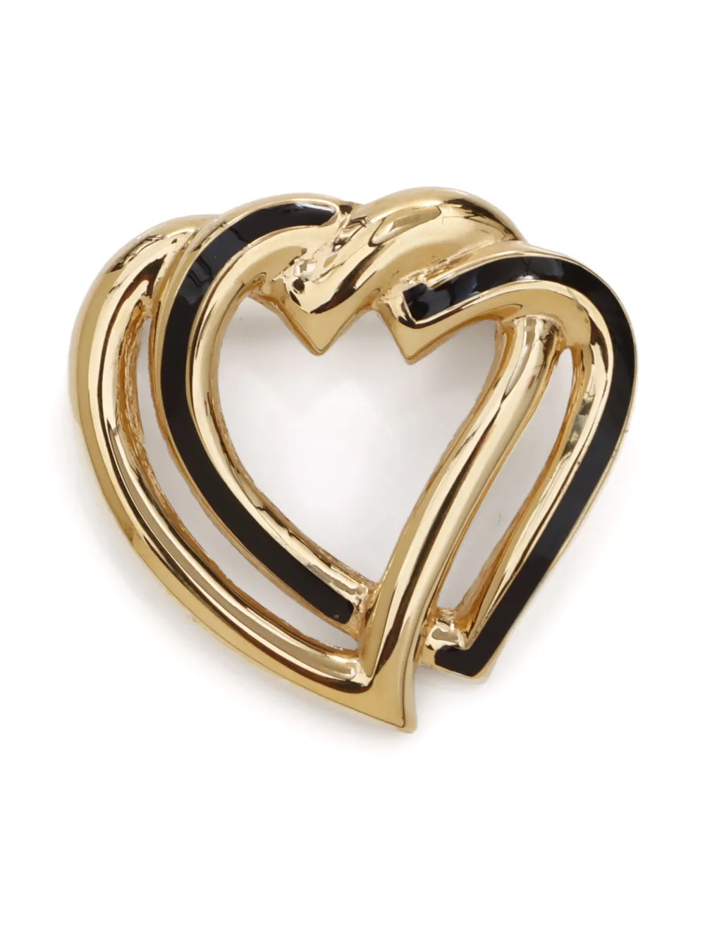 Image 1 of Christian Dior Pre-Owned interlinking hearts brooch