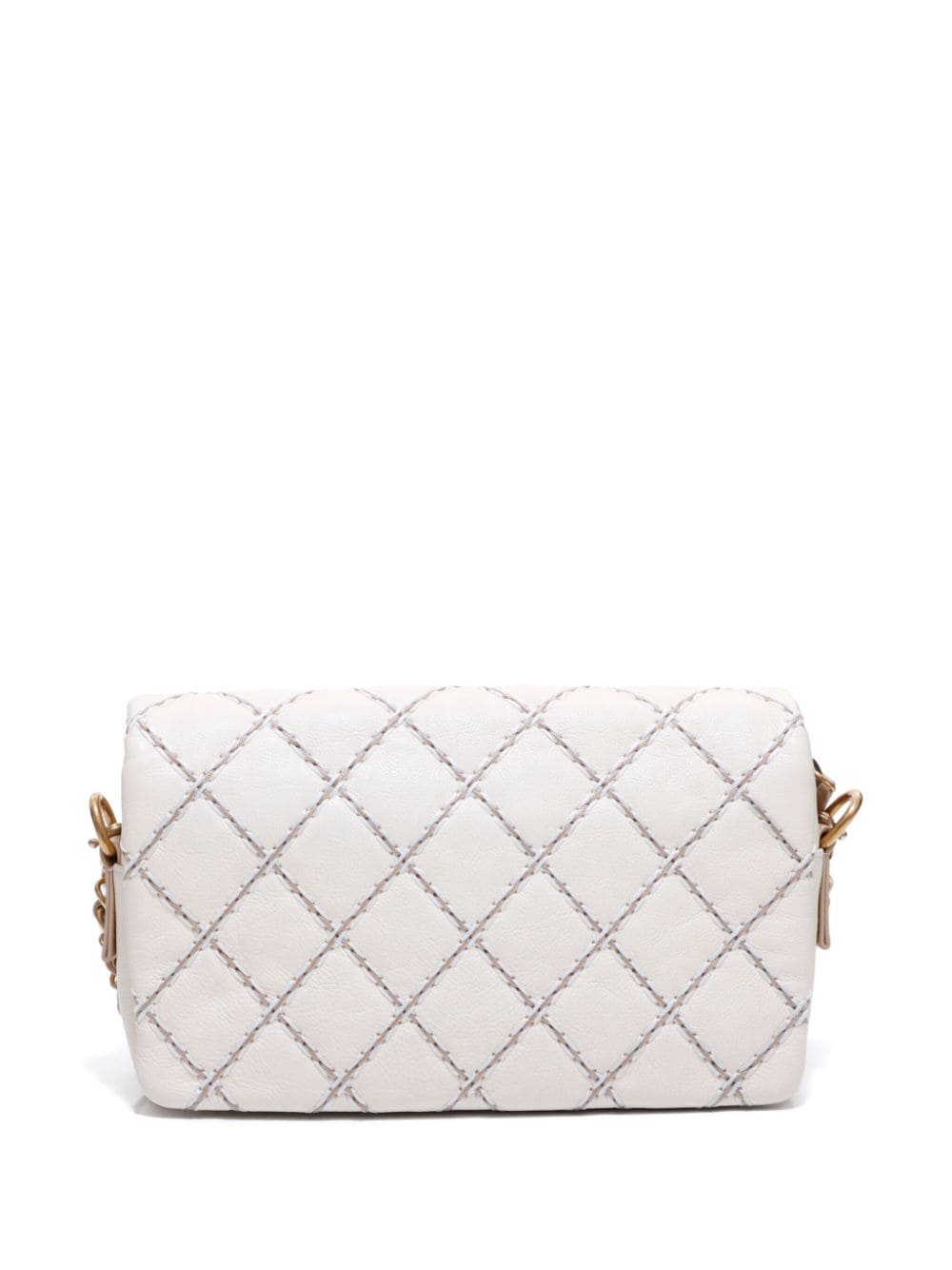 Pre-owned Chanel 2014 Cc Turn-lock Shoulder Bag In Neutrals