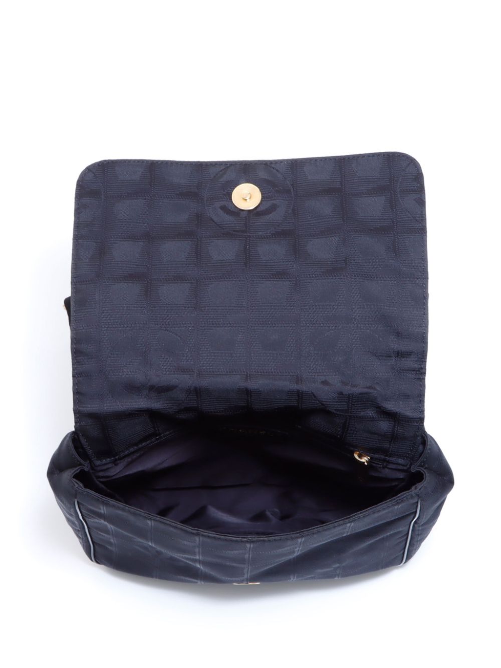Pre-owned Chanel 2004-2005 Travel Line Belt Bag In Black