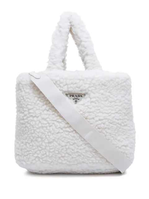 Prada Pre-Owned shearling two-way bag