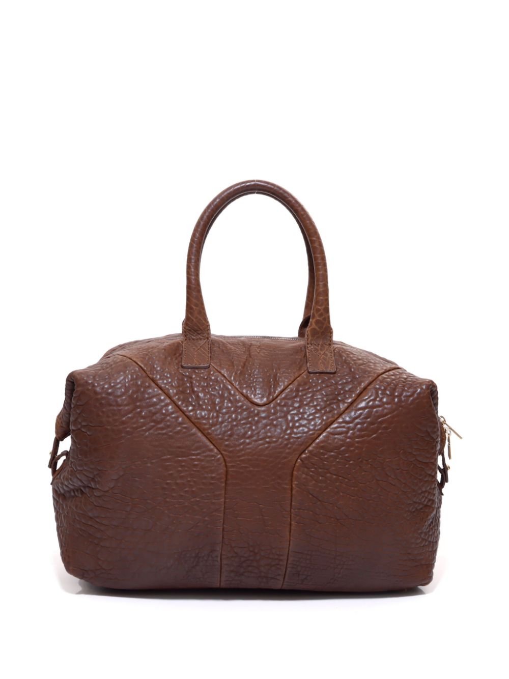 Saint Laurent Pre-Owned Easy leren shopper - Bruin