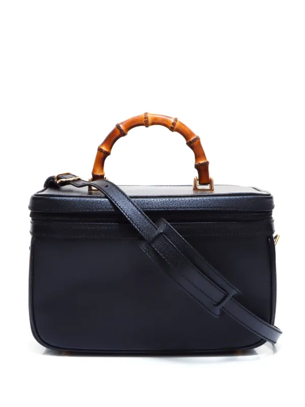 GUCCI / バンブー2WAY Gucci Pre-Owned Bamboo two-way Handbag | Black | FARFETCH