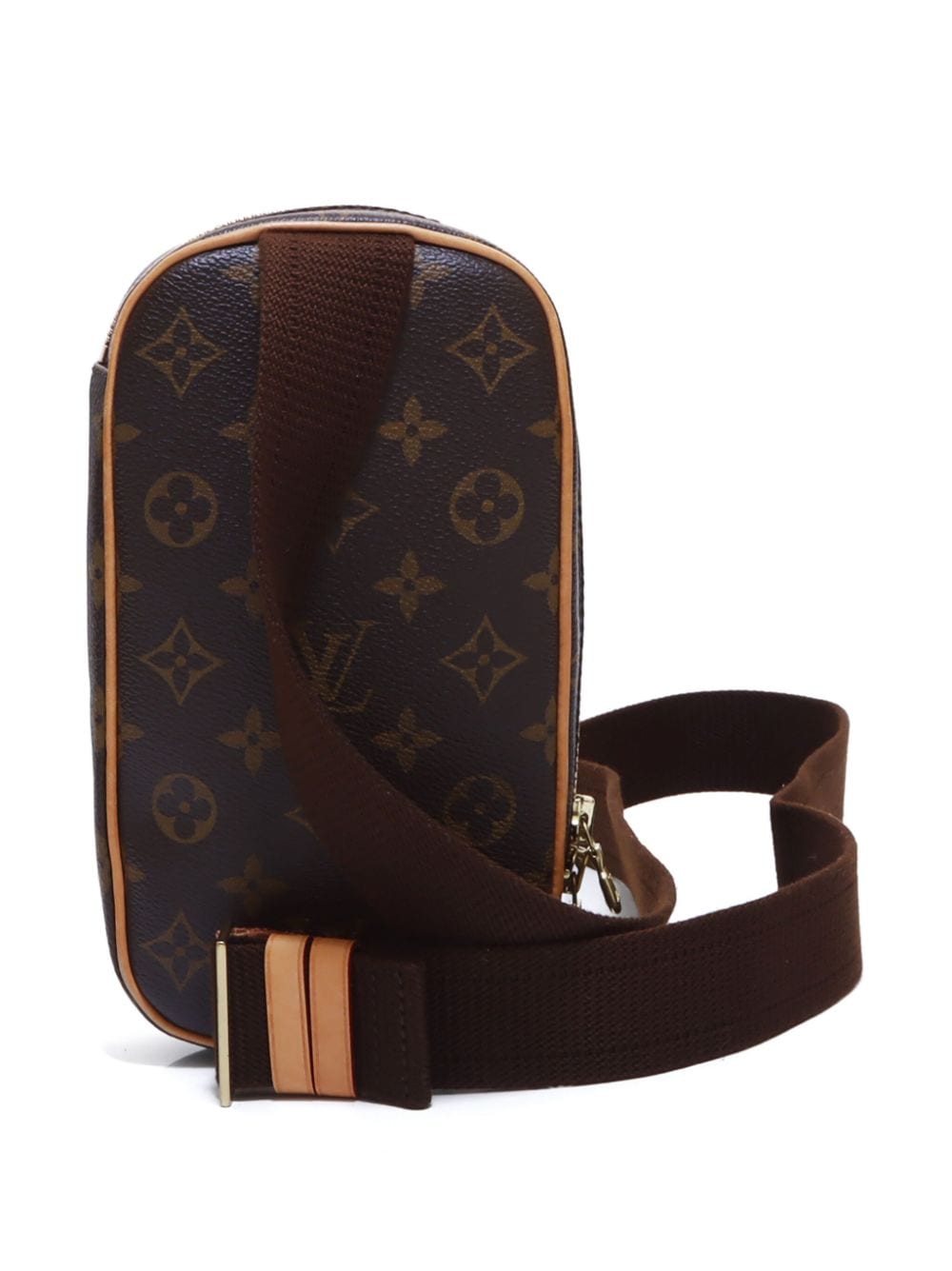 Pre-owned Louis Vuitton Pochette Gange Belt Bag In Brown