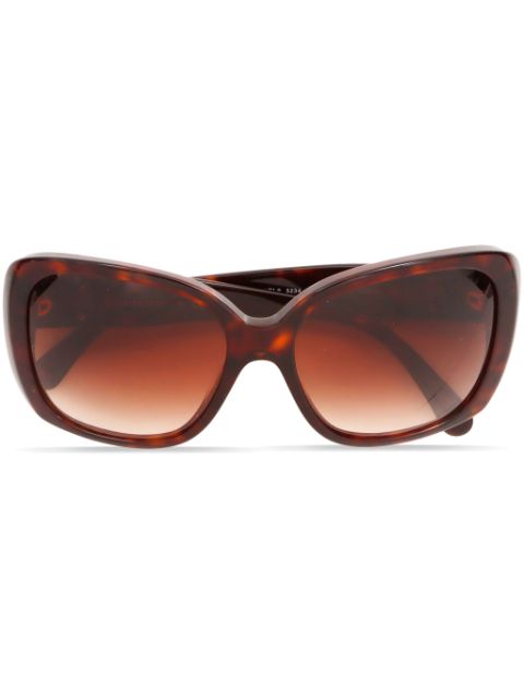 CHANEL 2000s oversized-frame sunglasses Women