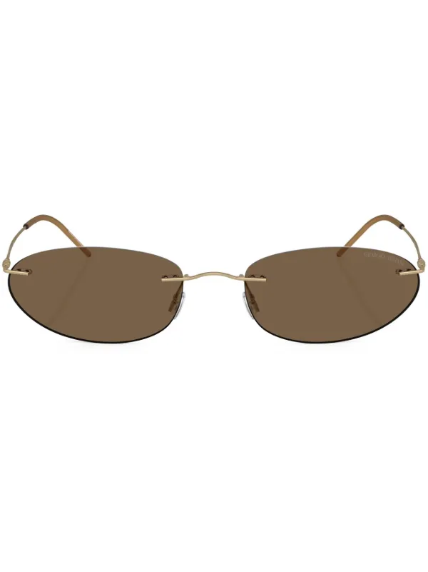 小物 Giorgio Armani Oval Shape Sunglasses 23295687_53495968_600.jpg