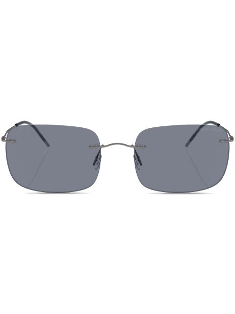 Giorgio Armani Pillow square-frame sunglasses Men