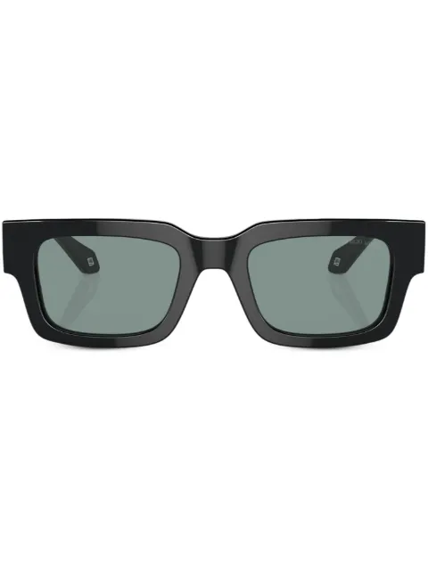 Giorgio Armani logo-print square-frame sunglasses 
