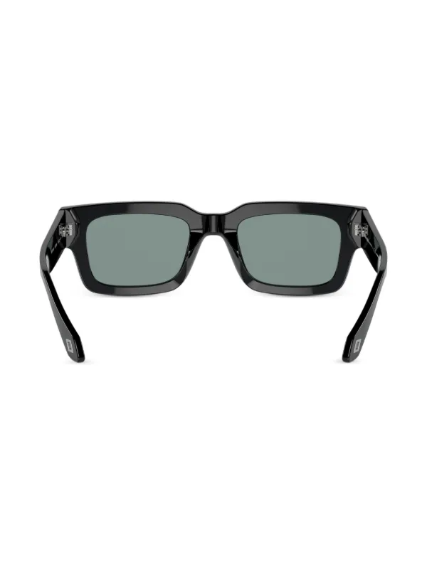 Giorgio Armani logo-print square-frame Sunglasses | Black  display picture 2