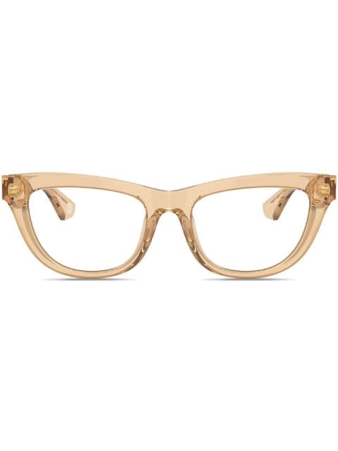Burberry Eyewear transparent-design cat-eye glasses 