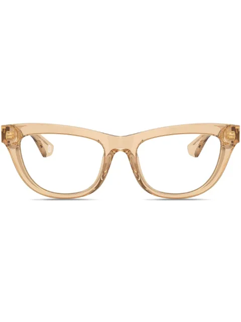 Burberry Eyewear transparent-design cat-eye glasses 