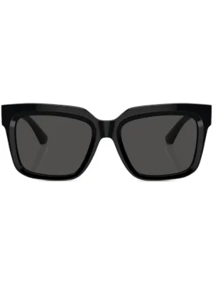 Burberry Eyewear TB-motif square-frame Sunglasses | Black | FARFETCH