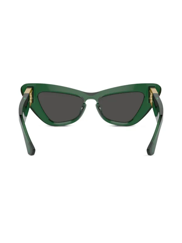 Burberry Eyewear Rose Monogram cat-eye Sunglasses Green FARFETCH PH