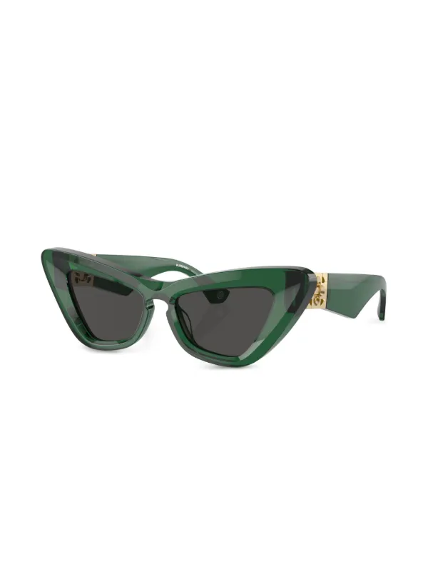 Burberry Eyewear ローズ モノグラム キャットアイ サングラス 